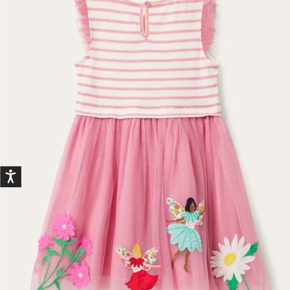 NWT Mini Boden Flower Fairy Tulle Dress - Picture 4 of 10